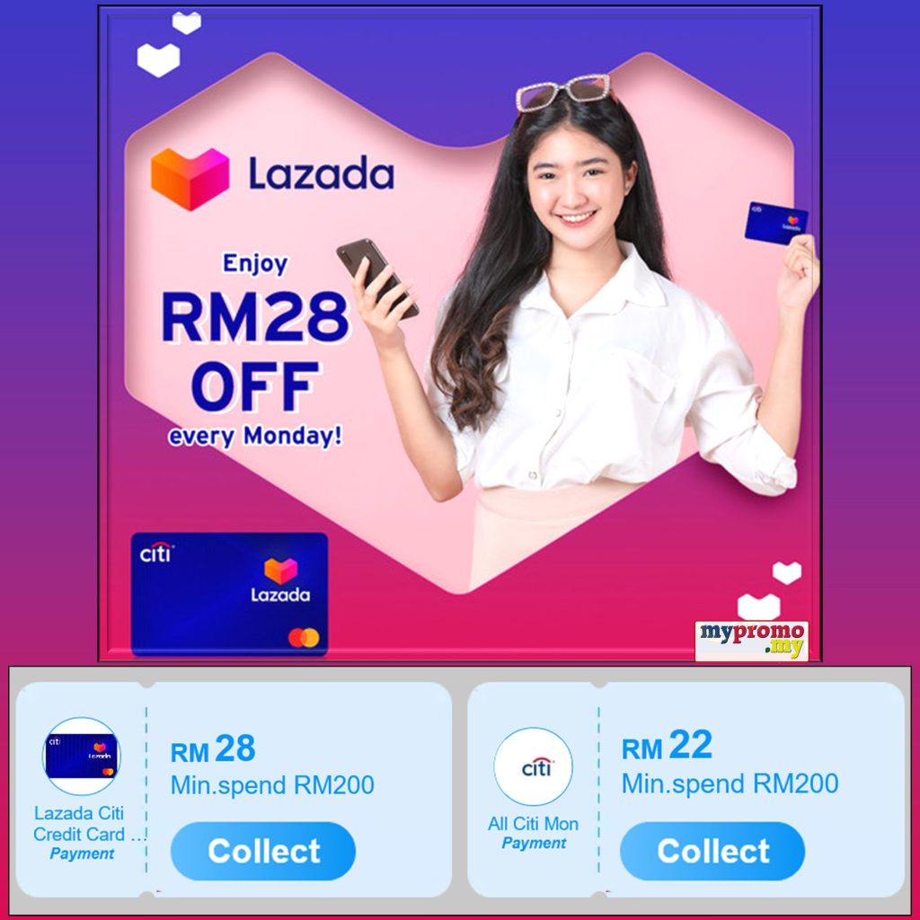 Lazada x Citibank Voucher - Monday