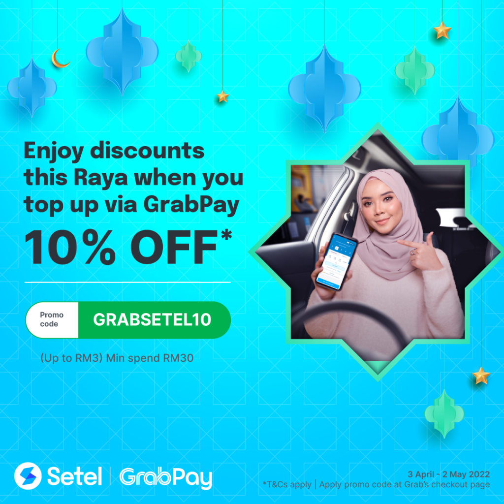 Grab x  Setel: Promo Code GRABSETEL10