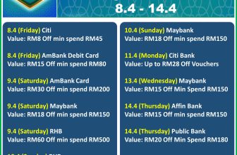 Lazada Bank Promotion This Week (8.4-14.4)