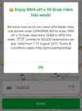 Grab – JOMGRABLAGI 7-11 August