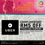 Uber Promo to or from KL Gateway Mall