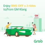 Grab Promo Code to/from GM Klang Wholesale City