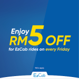 EzCab Promo Code Every Friday Until 10 April 2020