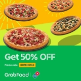 GrabFood Promo Code: 50% off on Domino’s Pizza