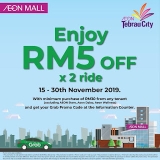 Grab Promo: AEON MALL Tebrau City x Grab (RM5x2)