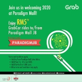Grab Promo Code: RM5 Off to/from Paradigm Mall Johor Bahru