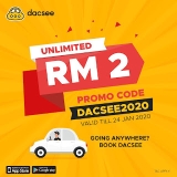 Dacsee Promo Code: Unlimited RM2 Off
