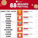 Shopee 8.8 Bank Voucher Codes 2021