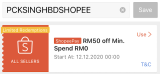Shopee 12.12 Special Voucher Code Worth RM50! PCKSINGHBDSHOPEE