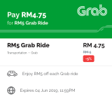 Get 5% Off Grab Ride with Boost App