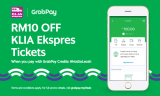 Enjoy RM10 Off KLIA Ekspres Tickets with GrabPay!