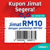 Lotus’s x Kupon Jimat Segera
