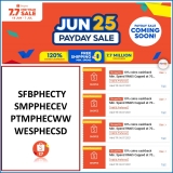 Shopee 7.7 – Pre Pay Day Sale Voucher Codes