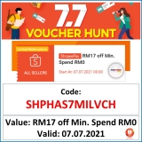 Shopee 7.7 – Voucher Hunt Code: SHPHAS7MILVCH