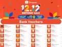 Shopee 12.12 Birthday Sale Bank Vouchers 2021