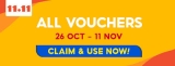 Collect Shopee 11.11 Vouchers for Banks, Stores and Affiliates