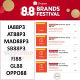Shopee 8.8 Voucher Codes For You!