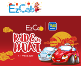 EzCab Promo Code (RM8 off) 4 till 19 February 2019