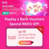 Lazada September Payday Special RM15 Off Voucher