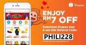 Shopee Voucher Code Worth RM7
